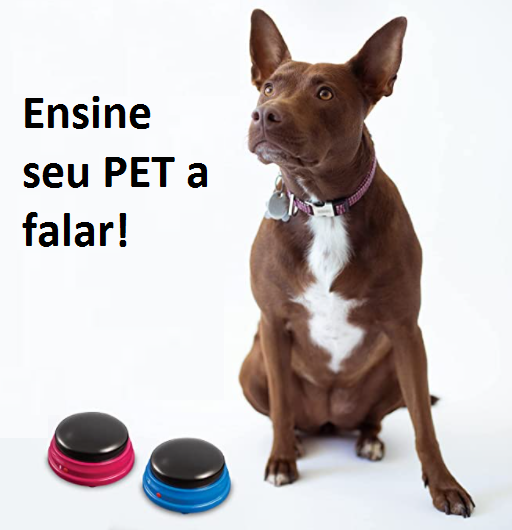 Ensine seu Pet a Falar - Botões Graváveis | Para Cachorro