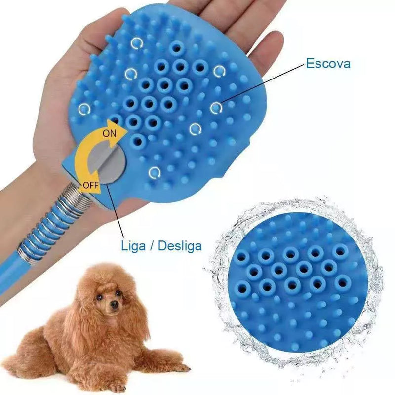 Ducha Para Banho Pet  3 em 1 -Happy Dog